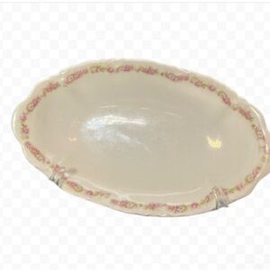 Antique Heinrich & Co. K&L Duchess Bavaria Green Pink Rose Chain Servewa…